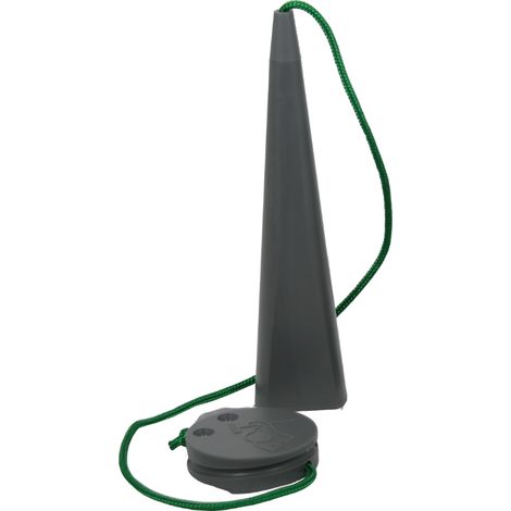 Wandhalterung (3 Stück) - VENTEO - Wandhalterung für Besen und Organizer für Gartengeräte - Trägt 5kg oder 20kg - Wandhalterungen für Geräte - Garagenorganizer - Universelles Aufhängesystem - Gegengew
