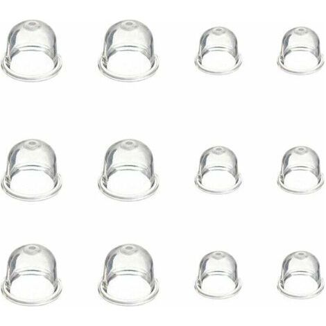 FENOPLASTICAAccessoires de Carburateur  12 Pièces Carburateur Pompe Ampoule 19 mm et 22 mm Poire Pompe Amorcage pour Debroussailleuse Souffleur Tondeuse (1/5)