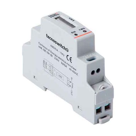 CONTATORE ELETTRONICO DI ENERGIA ELETTRICA MONOFASE 2 Moduli - Corrente 60A - TECNO SWITCH