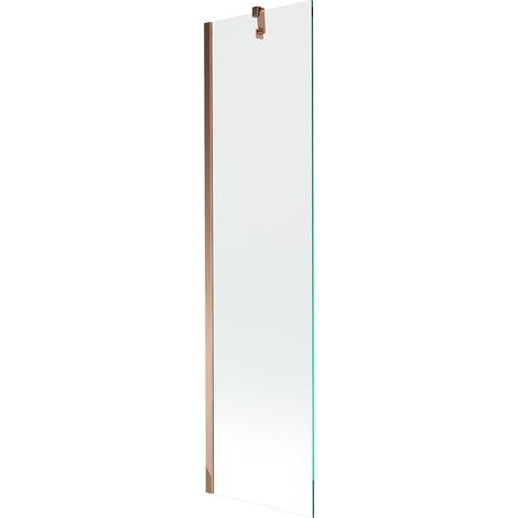 Mexen Next paravento doccia a 1 anta 50 x 150 cm, trasparente, oro rosa - 895-050-000-00-00-60 (1/5)