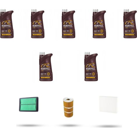 Kit tagliando 3 FILTRI e 7L OLIO compatibile con Renault Koleos II 1.6 DCI 96kw dal 2016 (1/5)