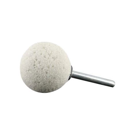 Schrader – Meule sphérique 40 mm – Râpeur pour pneus et chambres à air – Émulsion céramique pour durabilité – Utilisation sur mini meuleuse