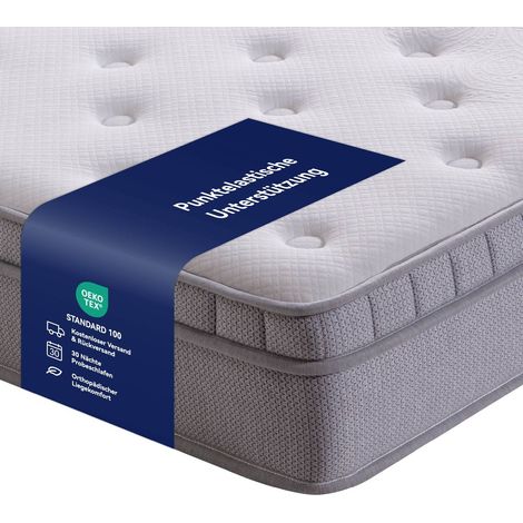 Cama dormitorio 90x200 con espuma y muelles de 7 zonas HAVRYA