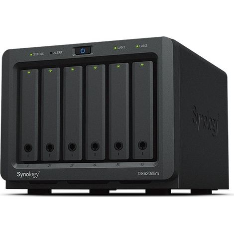Synology DiskStation DS620SLIM NAS & Speicherserver Desktop Ethernet/LAN Schwarz J3355