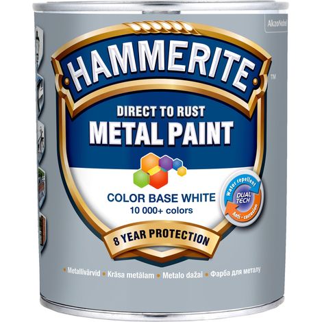 Pintura hammerite smooth finish doble protección antióxido (1/2)