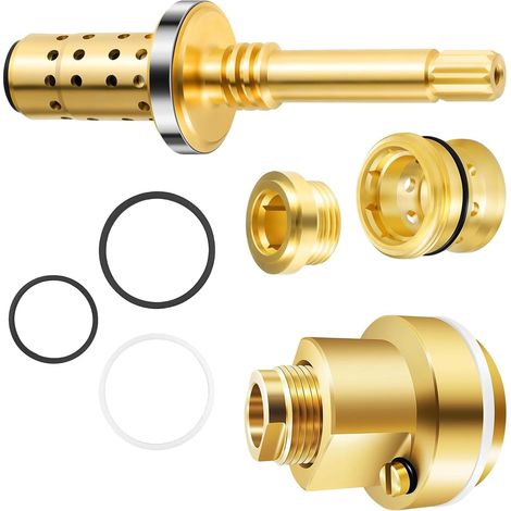 Kit de reconstruction de pièces de douche en cuivre pour Temptrol comprenant des broches TA10, des sièges TA4 T12A, une housse de réparation de fuite, un ensemble de reconstruction de pièces de douche (1/4)