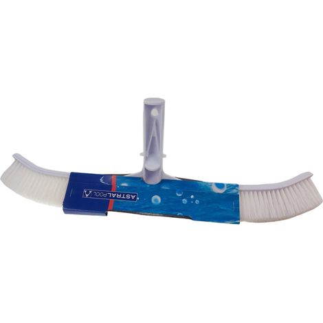 Brosse Courbe  45 cm Clip - nettoyage piscine couleur blanc - Astralpool (1/2)