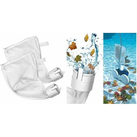 VURAHOME - Accessoire pour robot de piscine Sacs Tout Usage de Remplacement pour Épurateur de Tuyau de Balayage de Filtre à Glissière pour Polaris 360 380 Sacs à Feuilles Faciles à Installer,Guazhuni (1/4)