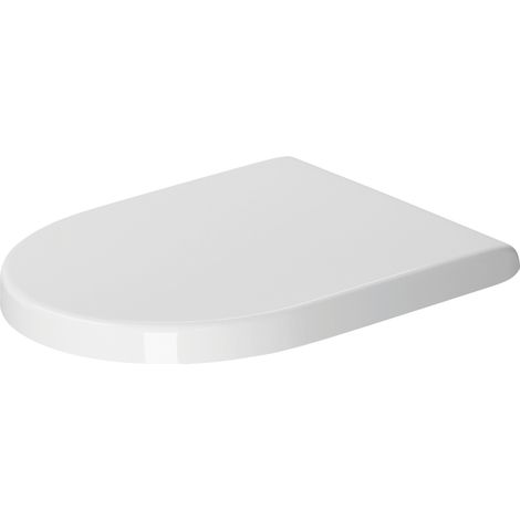 Siège de WC Duravit Starck 3 avec charnières SoftClose acier