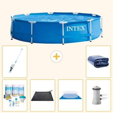 Intex Piscine Tubulaire Ronde - 366x76 cm - 7-pièces S20439 (1/2)