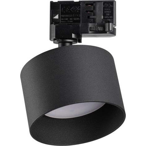 Ideal Lux Faretto Spike 1 luce GX53 dimmerabile nero metallo