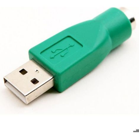 Adaptateur PS/2 vers USB - Unbrand - Connecteur USB mâle type A - Prise Mini-DIN 6 PS/2 (1/5)