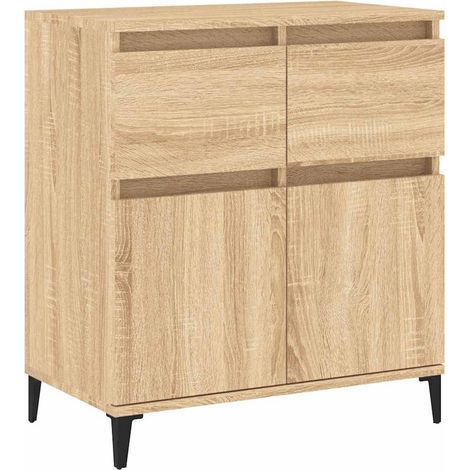Buffet Commode Armoire Luxueux, pour Salon Chambre Entrée Cuisine, Chêne sonoma 60x35x70 cm Bois d'ingénierie OIB3883E (1/5)