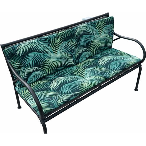 Wasserdichtes Gartenkissen für Bertoni Mallorca Schaukelbank 120x40+40, abnehmbarer Bezug (1/5)