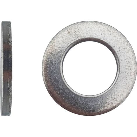 200 Rondelles Plates Etroites M10 mm - NFE 25513 - Brut - D-Work