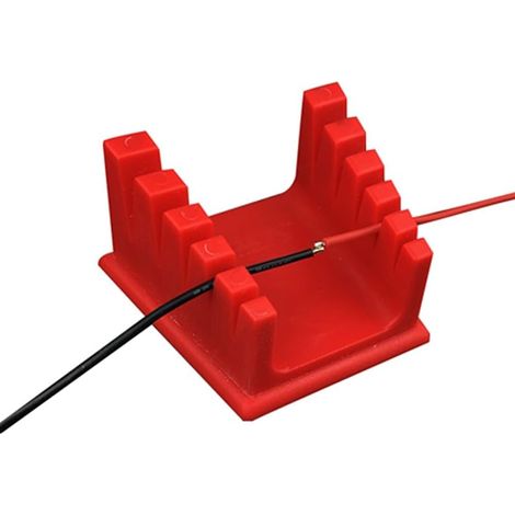 Abrazadera de cable para estación de soldadura de 2 piezas, soporte para banco de trabajo, abrazadera de ABS para estación de soldadura, abrazadera de fijación para soldadura de cables (1/5)