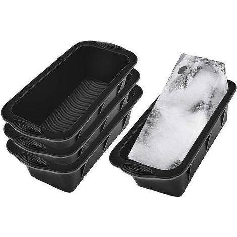 Vassoio per cubetti di ghiaccio, confezione da 4,2 kg di cubetti di ghiaccio per bagni freddi o refrigeratori, vassoio per cubetti di ghiaccio in silicone riutilizzabile per refrigeratori da bagno. (1/5)