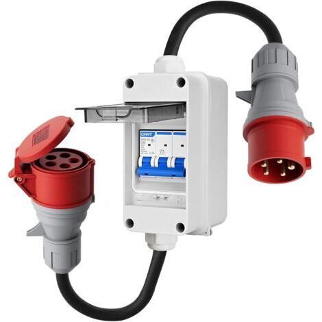 Adaptateur CEE 32 A vers 16 A avec disjoncteur (1/5)