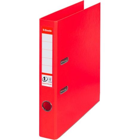 Classeur à levier N°1 Power Esselte Vivida - Dos 5 cm - Rouge (1/3)