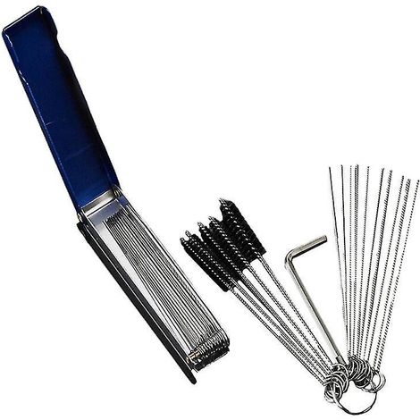 Brosse de nettoyage en acier inoxydable, nylon et aluminium pour voiture (1/3)