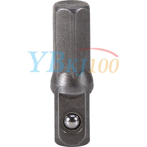 Adaptateur Douille à Billes 25mm pour Perceuse avec Embout Hexagonal 1/4" (1/2)