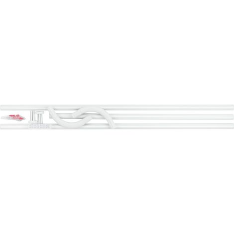 WENKO Winkelstange Universal Weiß, 20 mm , Weiß, Aluminium weiß , Kunststoff weiß