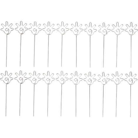 20Pcs Place Card Holder Unique Design Durable Premium Metal Anti Oxidation Wide Application Name Card ClipsHand (1/5)