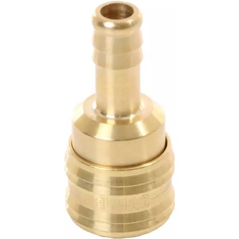 Elmag 42317 Messing Kupplung mit Schlauchtülle 10 mm (1/2)