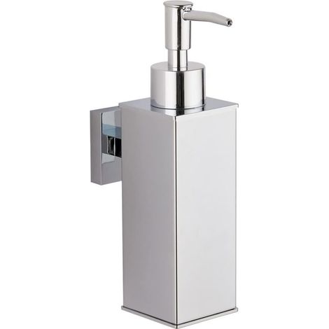 Dispenser di sapone a parete in acciaio inox per bagno e cucina – design elegante e moderno, antiruggine, resistente e pratico - Crezuo