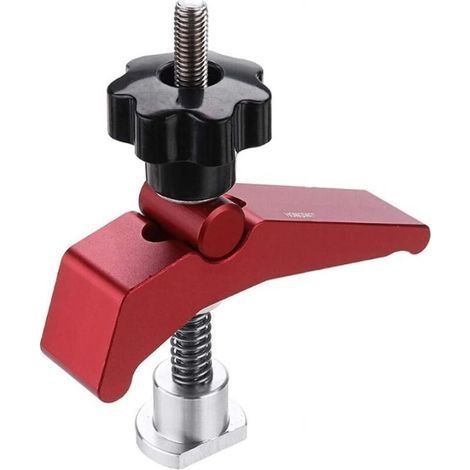 clamp Serre-joint en T avec rainure en T et rainure en T T-track Set d'outils pour la fabrication du bois (1/4)