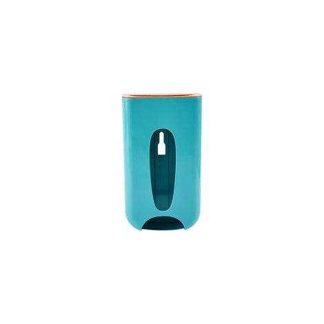 Boîte de rangement murale pour sacs poubelle, extraction facile, vert, 14 x 7 x 25 cm – (1/5)