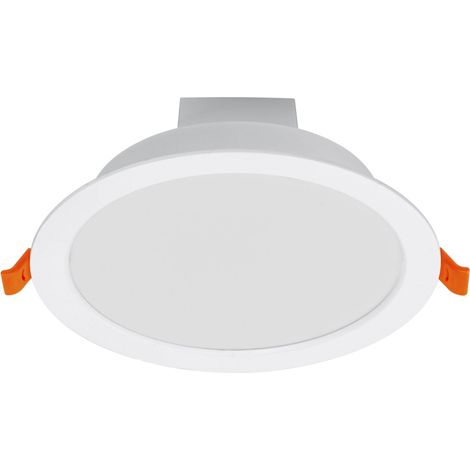 OSRAM SMART+ Matter Downlight LED Encastré Blanc 170mm, 12W, 1200lm, RGB+TW 3000-6500K, WiFi, Alexa, 110°, Encastré