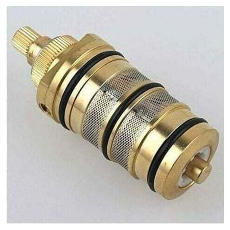 Cartouche Thermostatique et PoignéE en Laiton pour le Bain Douche pour Mitigeur MéLangeur Barre de Douche Robinet MéLangeur Douche Cartouche MéLangeur