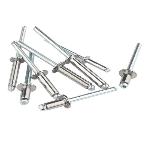 Rivets à âme en acier inoxydable 304 - Rivet à traction M3 M3.2 à tête ronde (M3-5 mm, 100 pièces) (1/5)