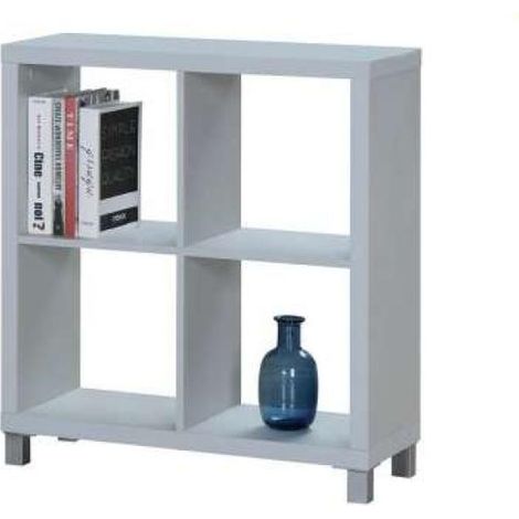 Estantería pequeña kubox 2x2 acabado blanco, 83 cm(alto)76 cm(ancho)29 cm(fondo) (1/3)