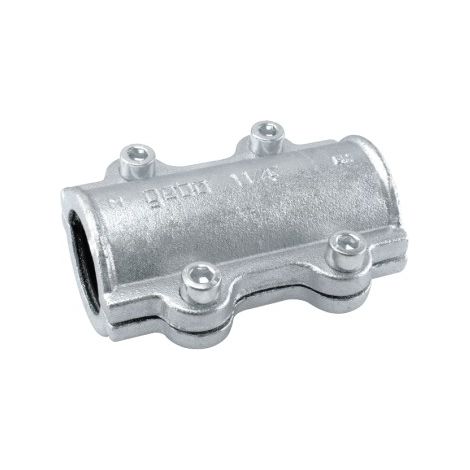 Temperguss-Reparaturschellen für lange Stahlrohre - 1", GEBO