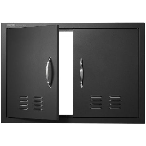 Porte d'Accès pour Barbecue Double Porte de Cuisine Extérieure (1/5)