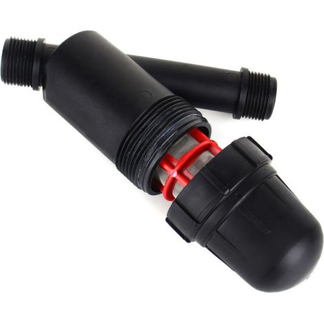 SABIR Filtro per irrigazione a rete da 3/4", filtro per irrigatore in metallo da giardino in acciaio inossidabile, filtro per il condizionamento dell'acqua per irrigazione a goccia per giardinaggio e (1/5)