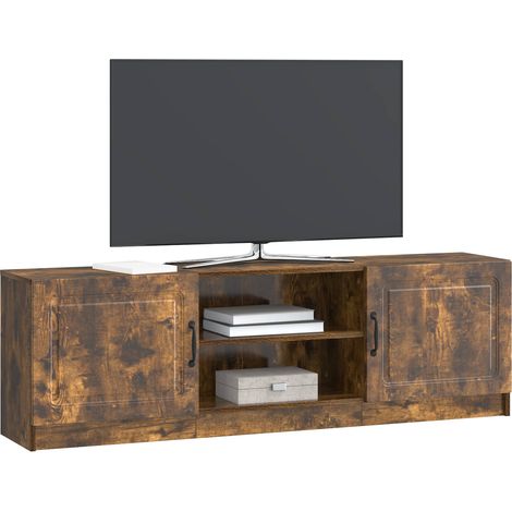 Maison Exclusive - TV-Schränk Geräucherte Eiche 150 x 31 x 47 cm
