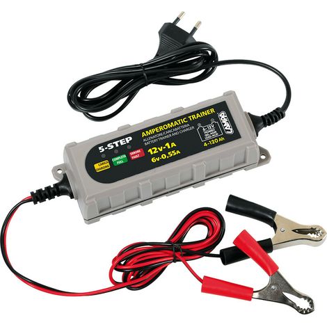 70178 Amperomatic Trainer, intelligentes Ladegerät, 6/12 V – 0,55/1 A (1/4)