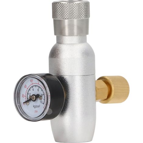 Régulateur de pression en acier inoxydable pour fût de bière, vin et fermentation artisanale - manomètre pour homebrew (1/5)