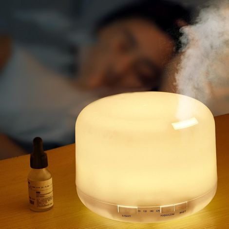 Diffuseur, vaporisateur, purificateur d'air, brumisateur, humidificateur d'air, lumière chaude (1/5)
