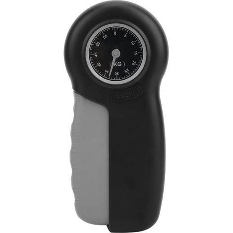 Appareil de mesure de force de préhension manuelle ABS avec grand écran mécanique, dynamomètre de poignet en noir et gris (1/5)