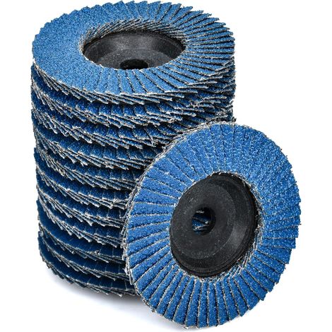 12 Pcs Disques à Lamelles Ø 76 mm x 10 mm Grain 40 60 80 120 (1/5)