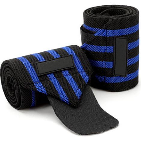 2 muñequeras, compresión ajustable, tejido transpirable, sujeción firme, para levantamiento de pesas, gimnasia y fitness. (1/5)