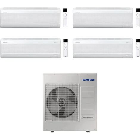 SAMSUNG Condizionatore quadrisplit Windfree Avant S2 7000+7000+9000+12000 btu 10kw inverter wifi codice prod: AR70F07(07)(09)(12)C1AWNEU AJ1