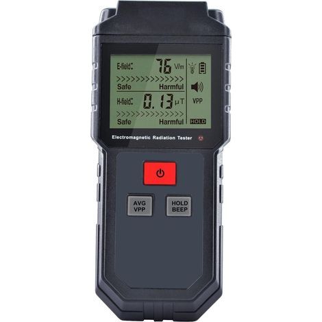 EMF meters, EMF testers, handheld digital LCD EMF detectors, excellent testers pour les contrôles EMF à la maison, au bureau, à l'extérieur et pour la chasse aux fantômes (1/5)