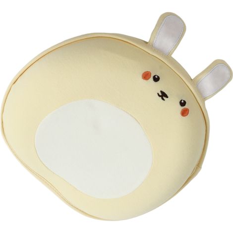 Babykissen, atmungsaktiv, stützend, schweißabsorbierend, bequem, für Autositz und Kinderbett, gelb, 25 x 24 x 3 x 1,5 cm / 9,84 x 9,44 x 0,6 Zoll (1/5)