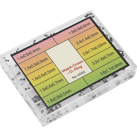 10 grilles, anneau étanche pour tête de montre, joint torique pour couronne de montre, outils de réparation (1/5)