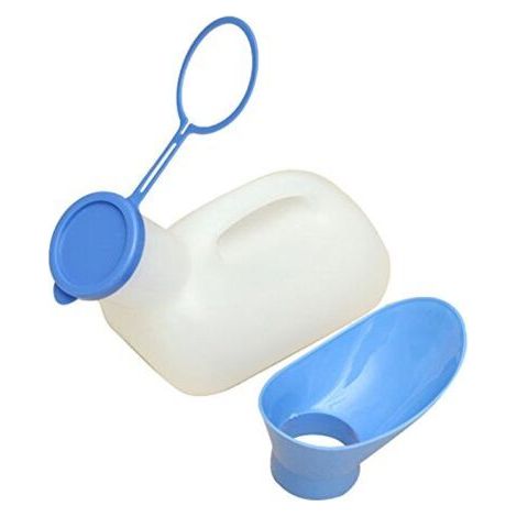 1x Portable Homme Femme Toilettes Mobile Voiture Voyage Camping Bateaux Urinoir (1/5)